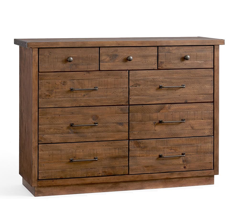 Big Daddys Antiques Reclaimed Wood 9 Drawer Wide Dresser thumbnail 2