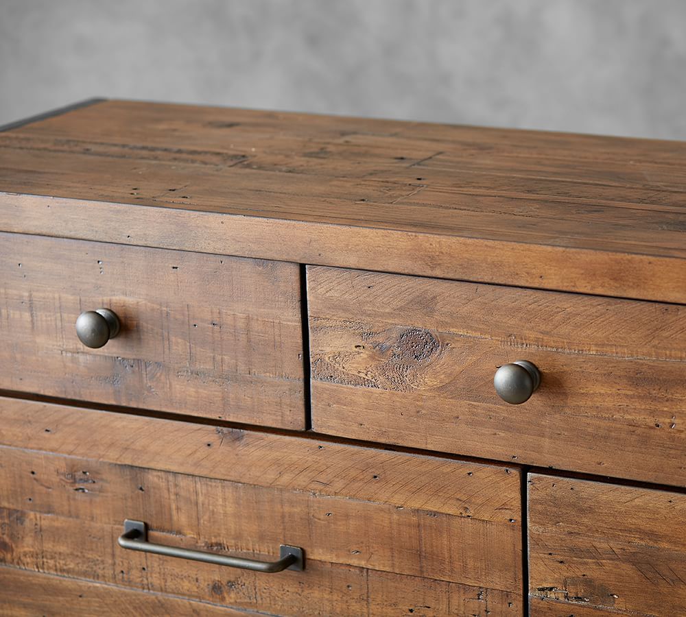 Big Daddys Antiques Reclaimed Wood 9 Drawer Wide Dresser thumbnail 3