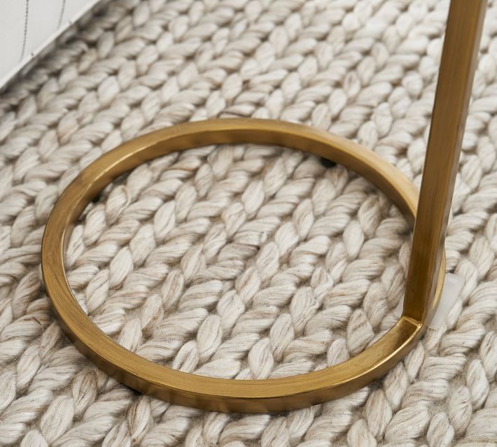 Delaney Round Marble C-Table (10") thumbnail 3