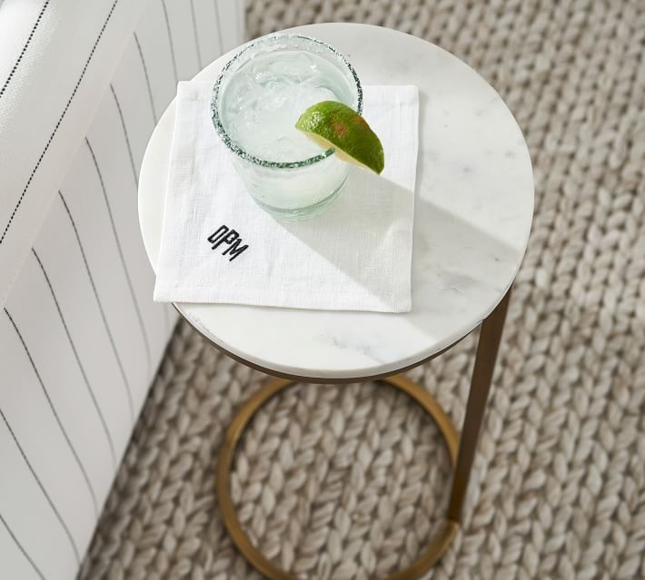 Delaney Round Marble C-Table (10") thumbnail 4