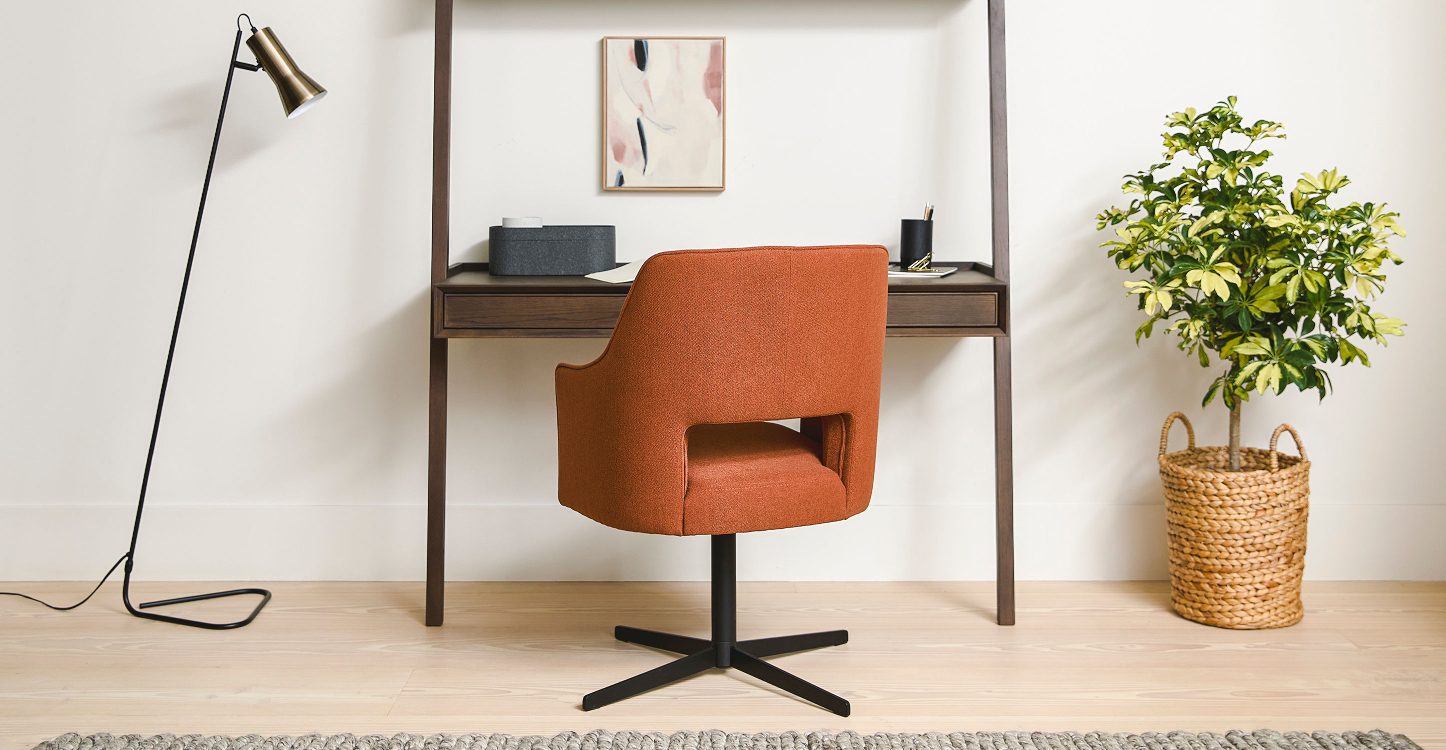 Eliseno Oriole Red Office Chair thumbnail 2