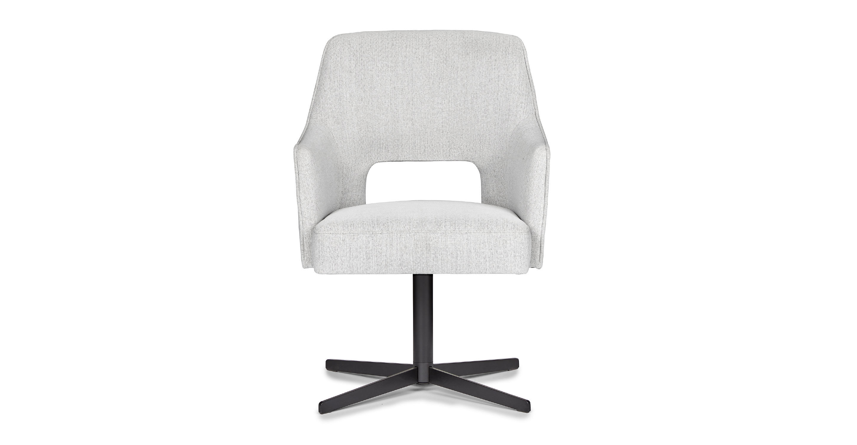 Eliseno Drizzle Gray Office Chair thumbnail 3