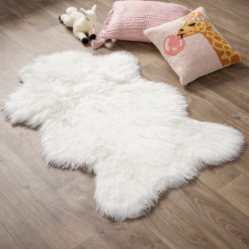 Ahamed White Area Rug 3'3" x 4'7" thumbnail 2
