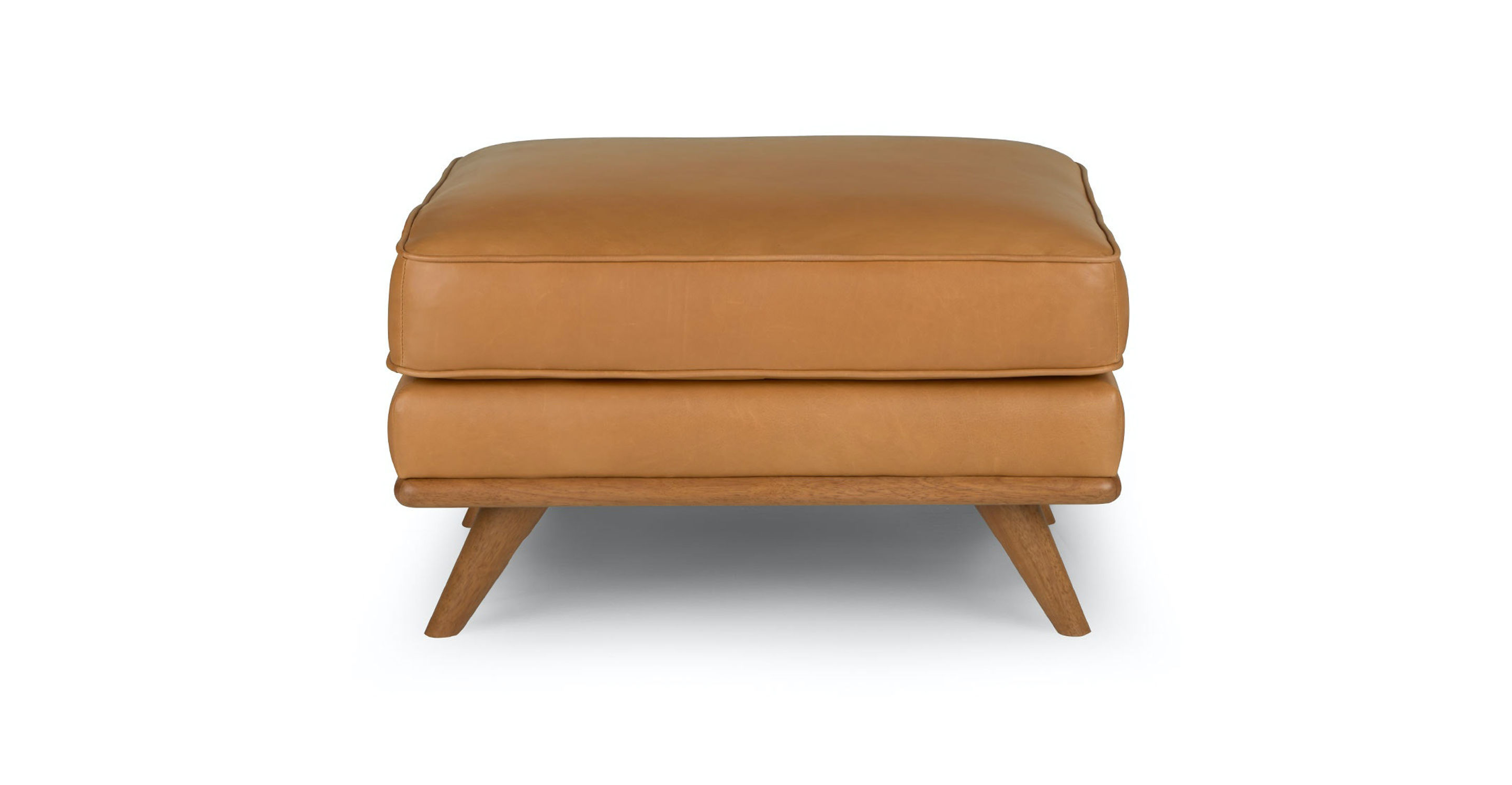 Timber Charme Tan Ottoman thumbnail 3