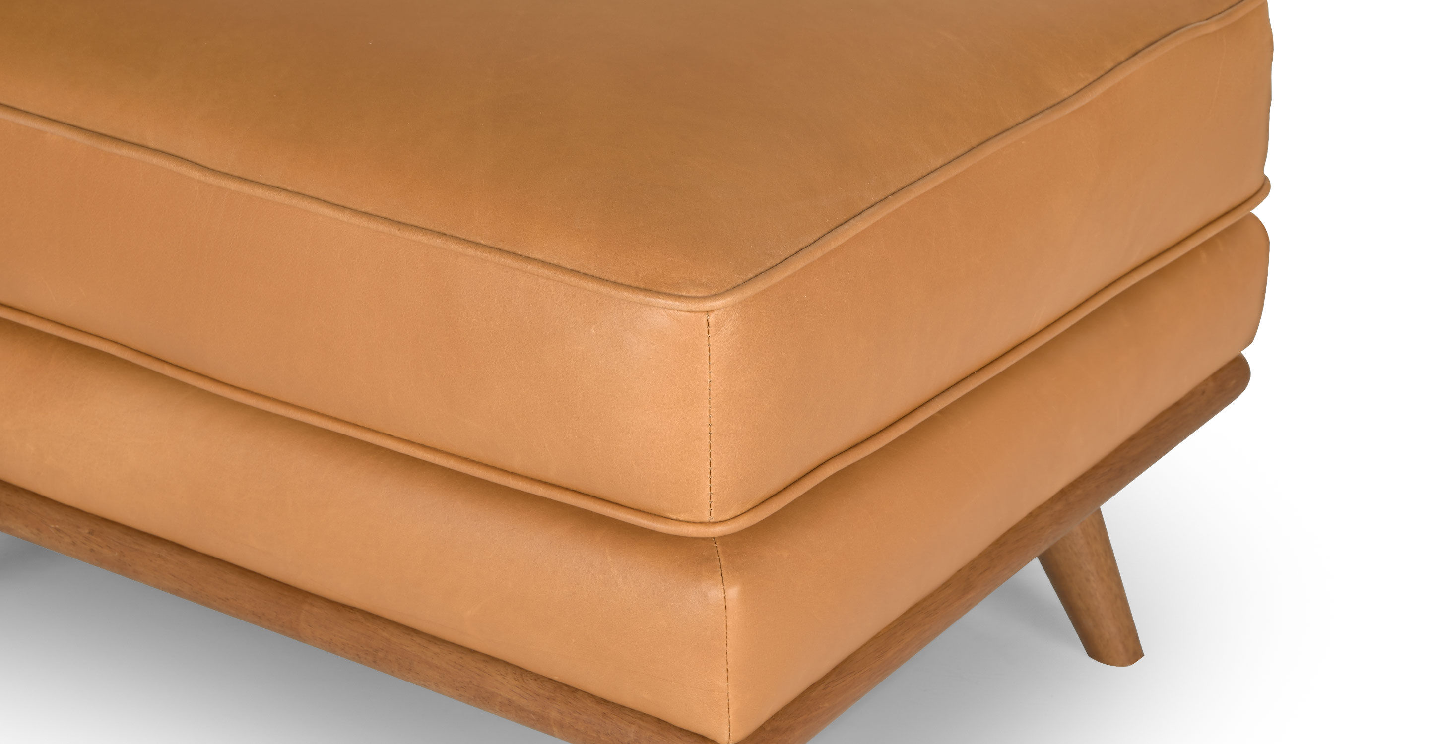 Timber Charme Tan Ottoman thumbnail 5