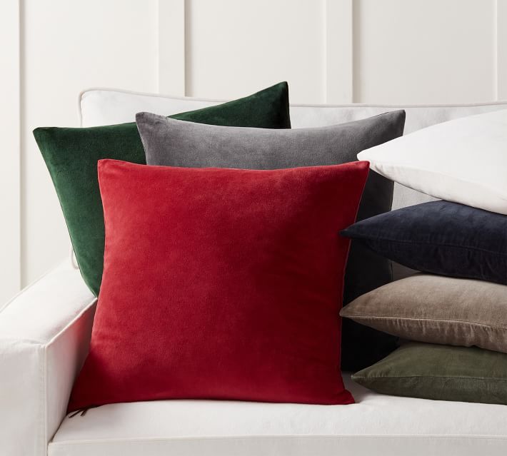 Everywhere Velvet Pillow Cover no insert thumbnail 2
