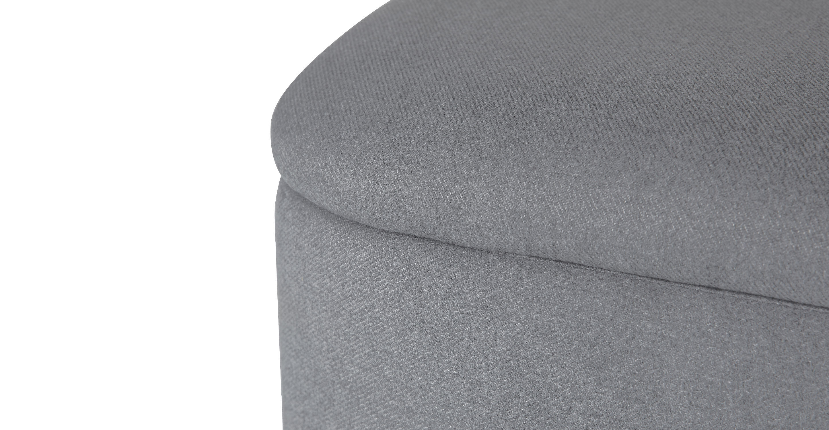Maribo Stately Gray 19" Storage Ottoman thumbnail 7