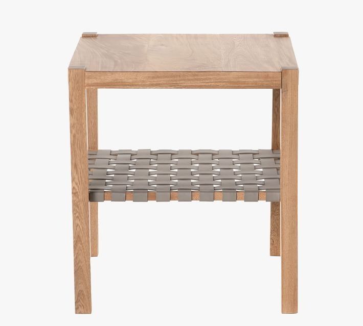 Bardill Woven Leather End Table thumbnail 3