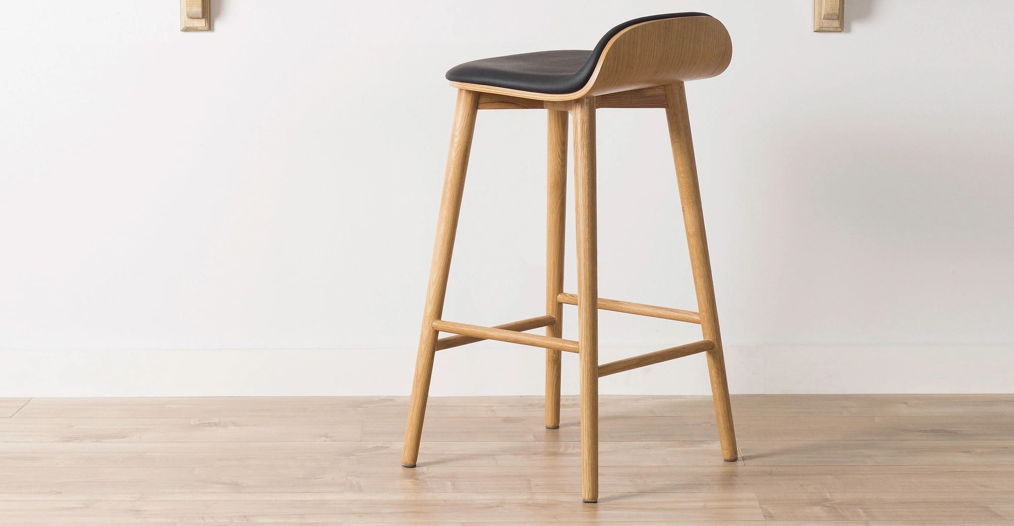 Notello Leather Counter Stool thumbnail 2