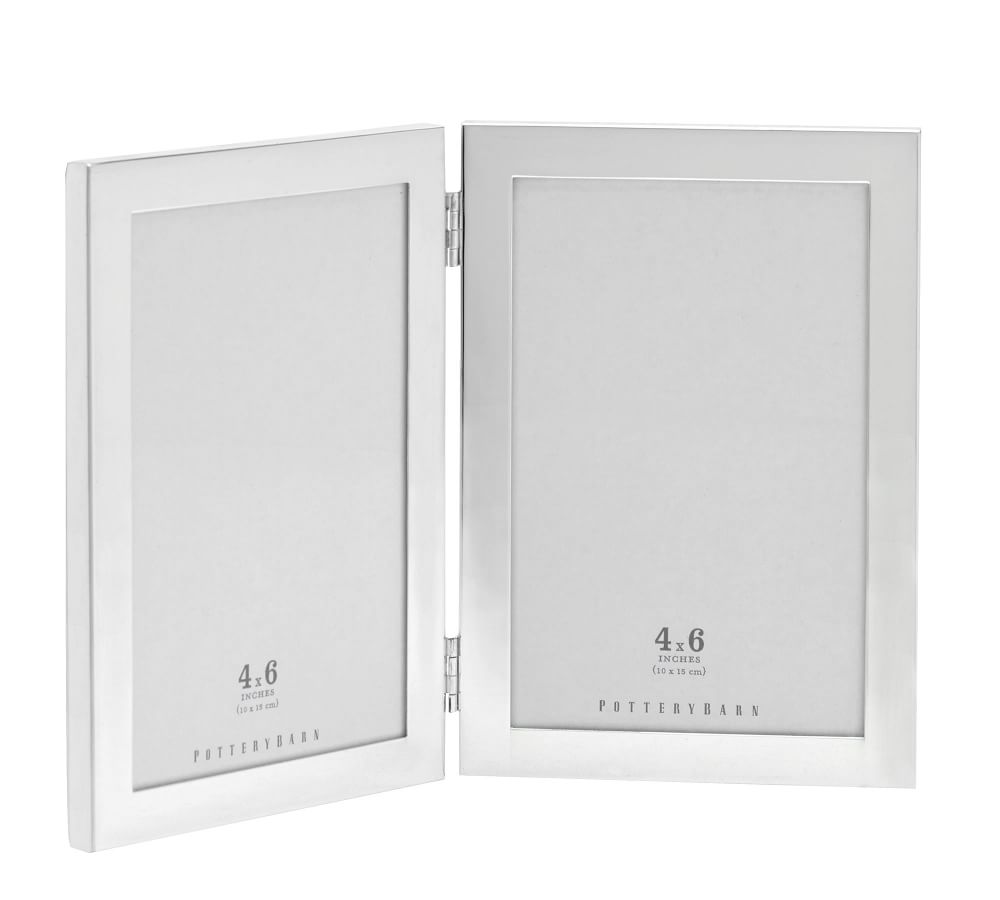 Modern Silver Hinged Frame With Frame thumbnail 2