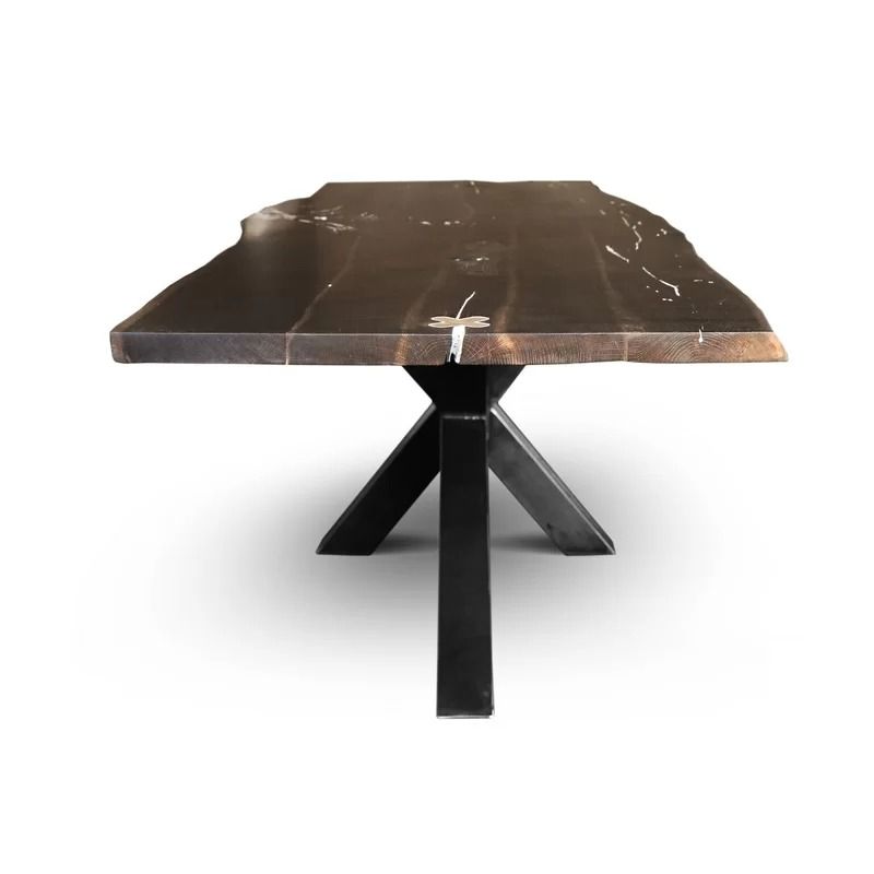 Adler Solid Oak Pedestal Dining Table thumbnail 4