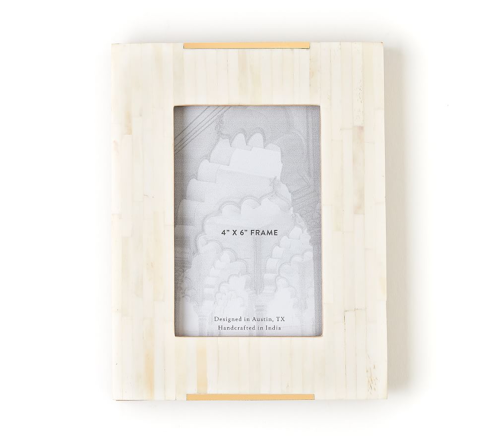 Saila Bone And Brass Frame - 4X6 thumbnail 2