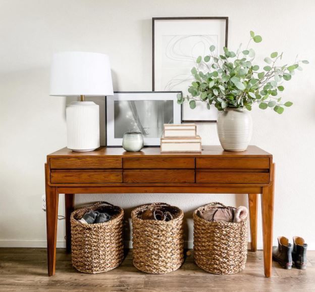  Threshold Decorative Natural Basket  thumbnail 4
