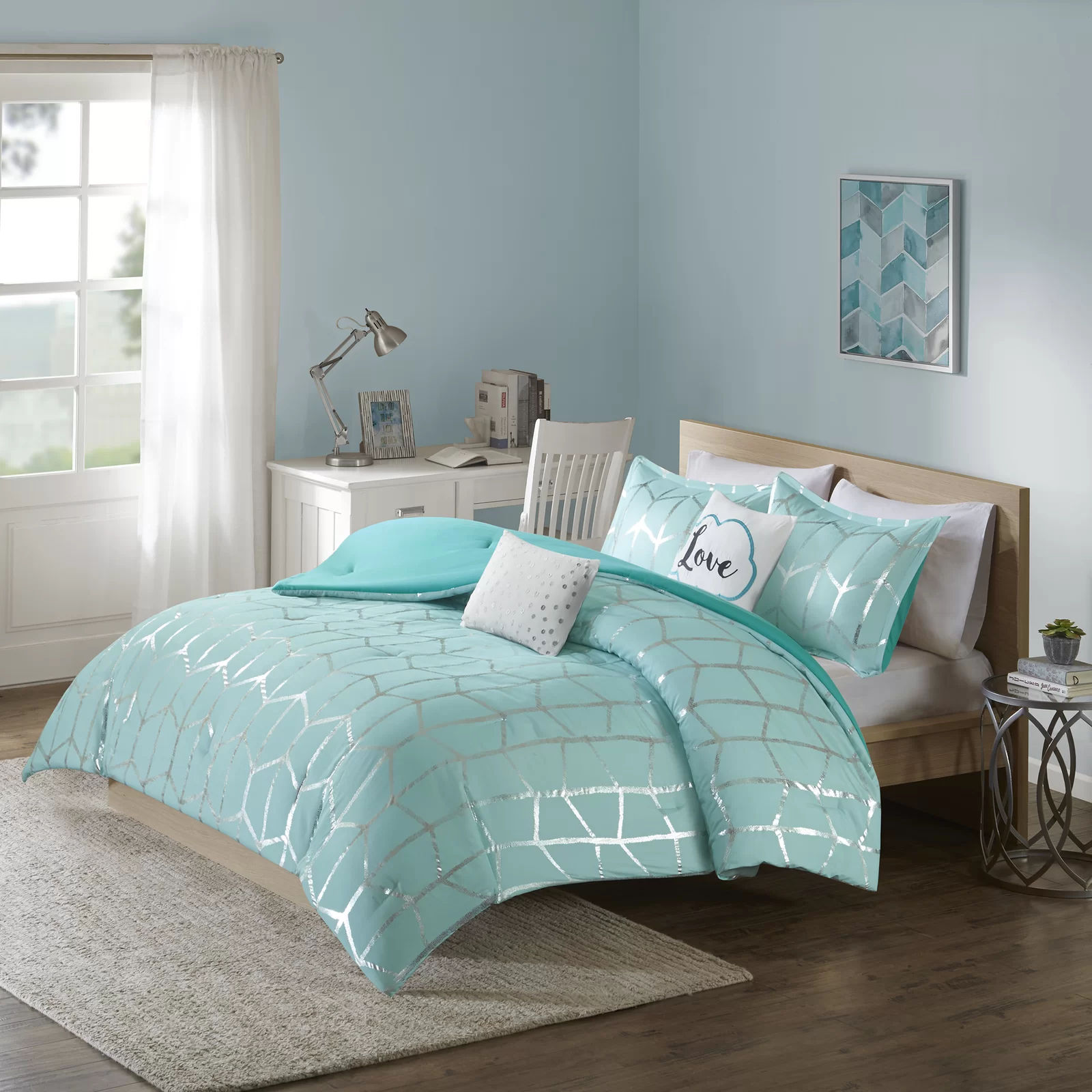 Mangesh Microfiber Modern Contemporary Duvet Queen thumbnail 2