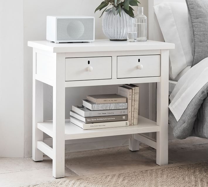 Farmhouse Drawer Nightstand thumbnail 2