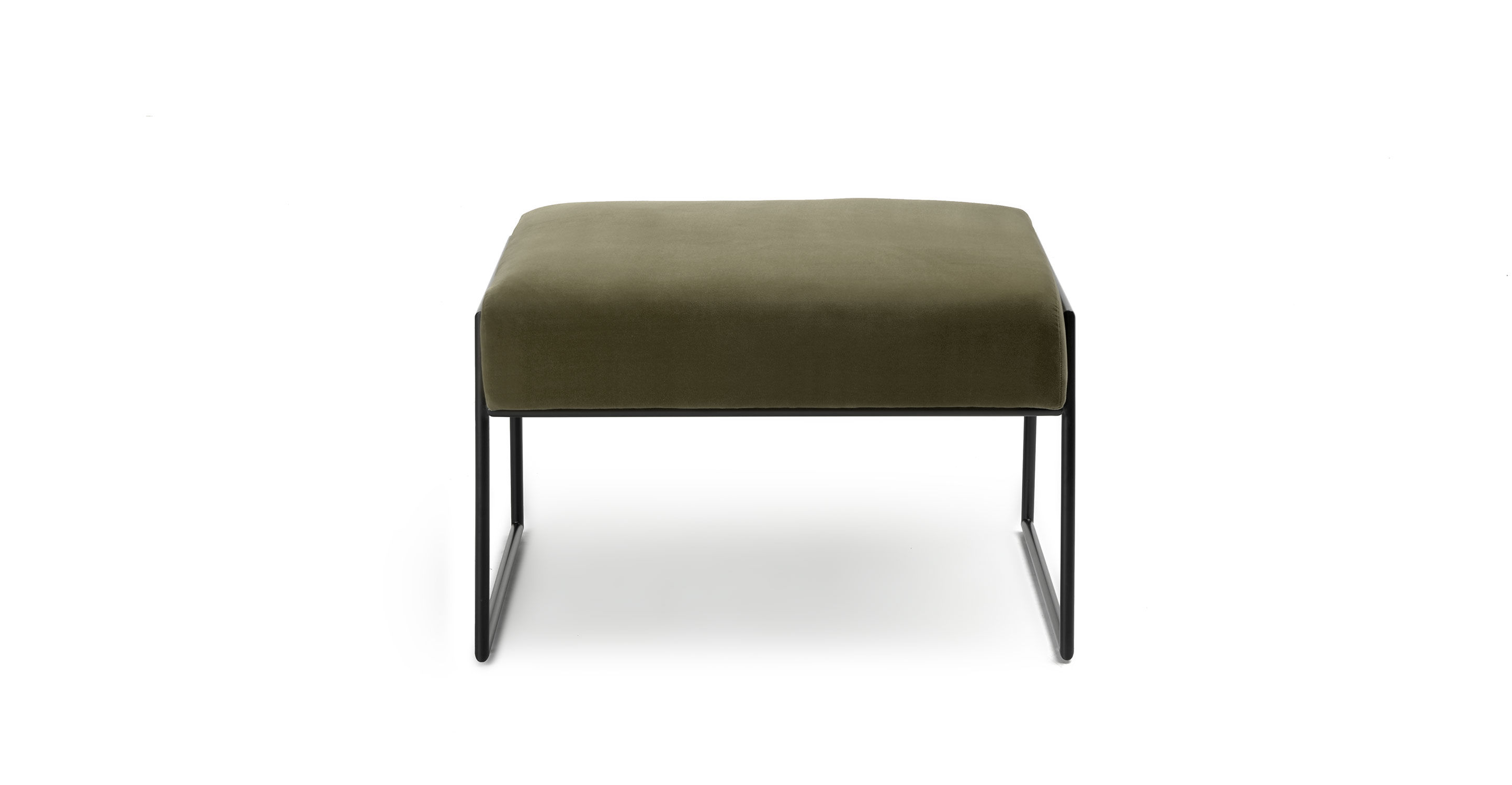 Regis Juniper Green Ottoman thumbnail 3