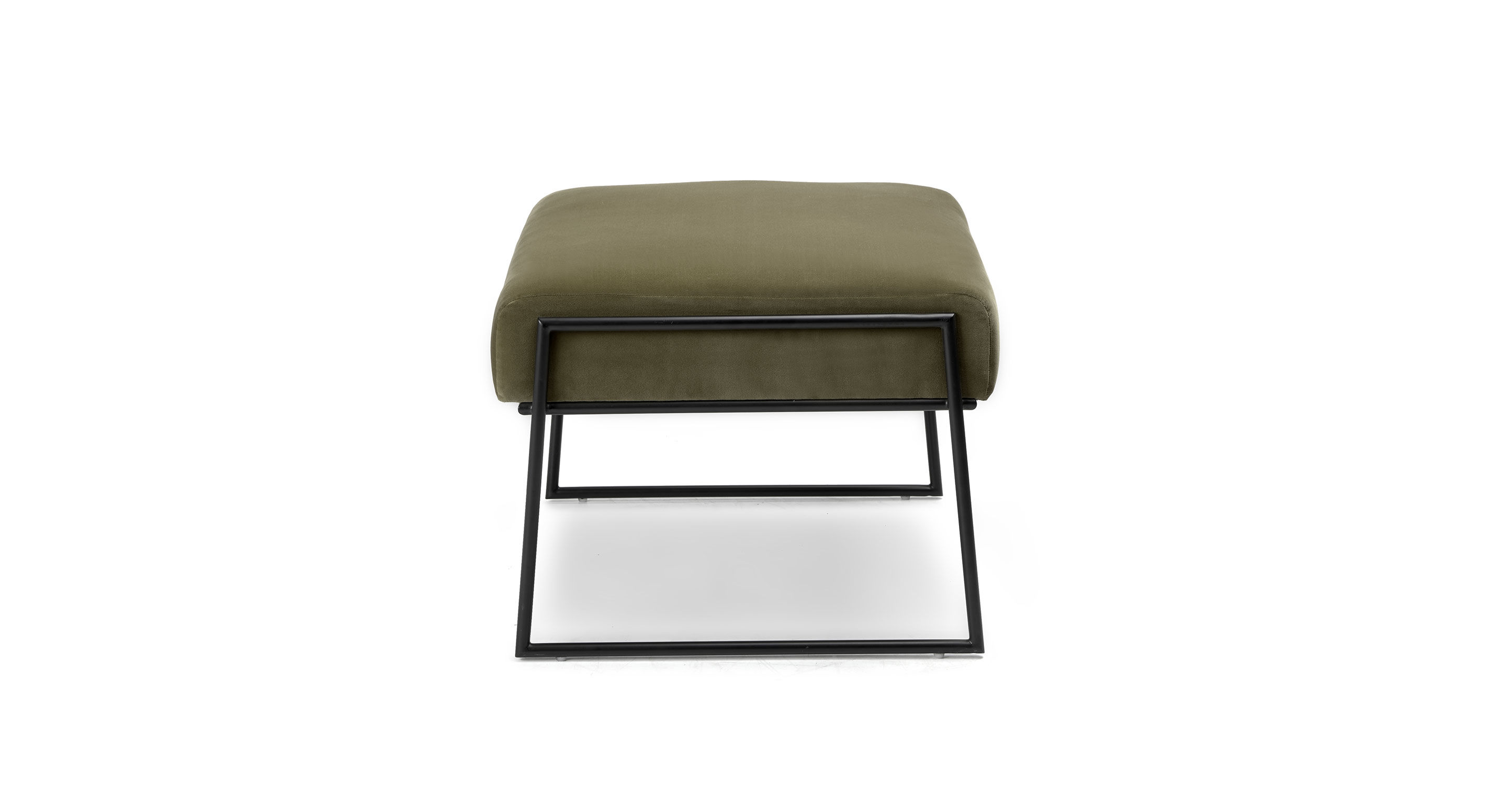 Regis Juniper Green Ottoman thumbnail 4