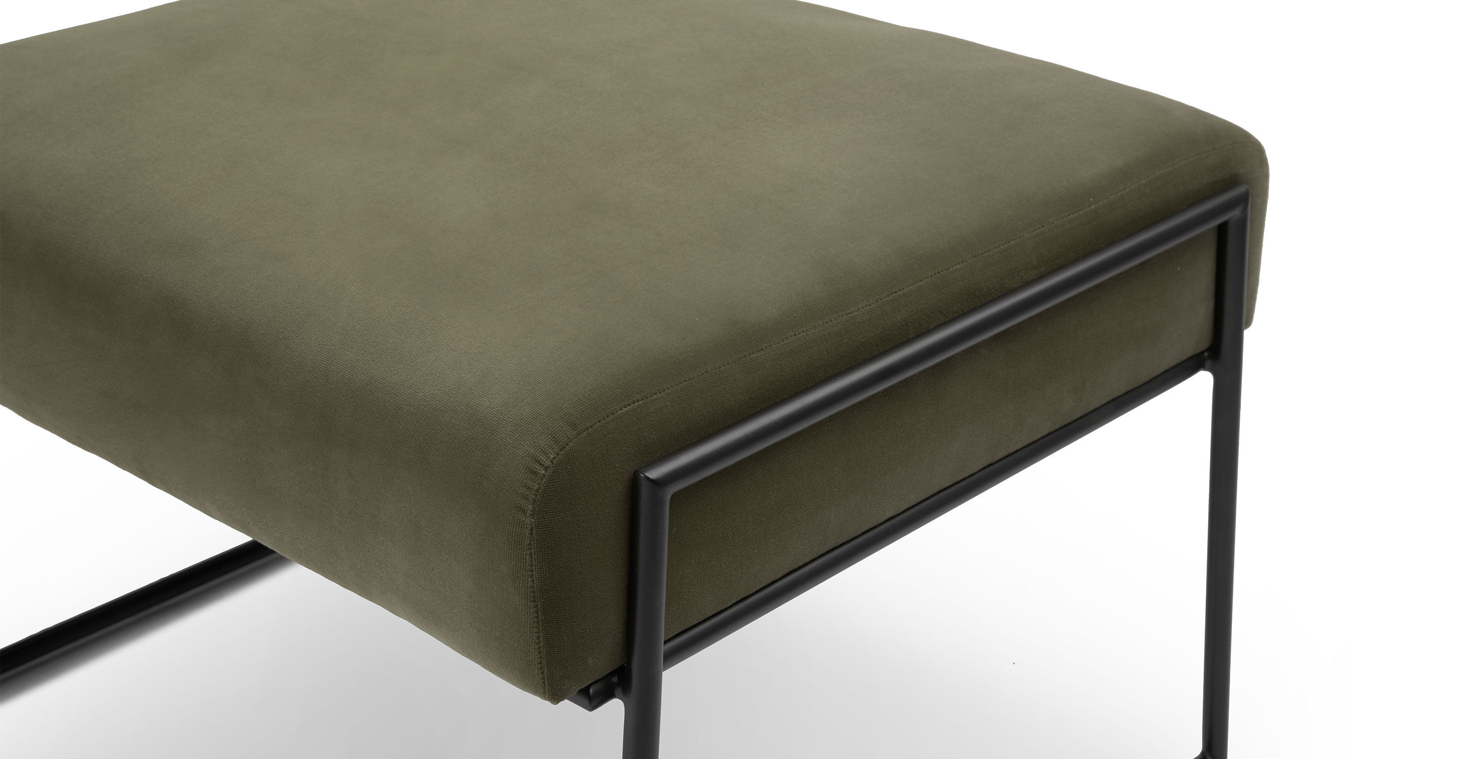 Regis Juniper Green Ottoman thumbnail 5