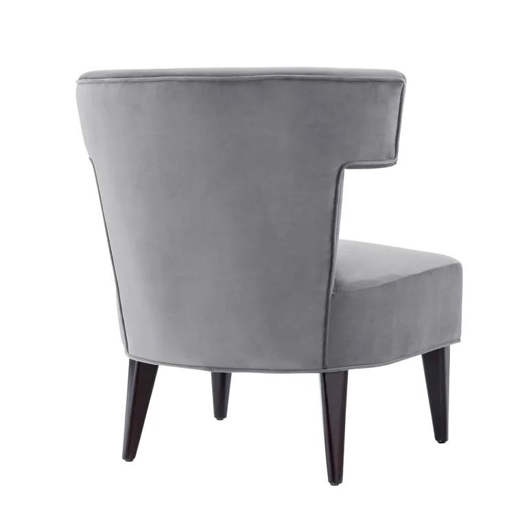 Sutton Tufted Velvet Wingback Chair thumbnail 4