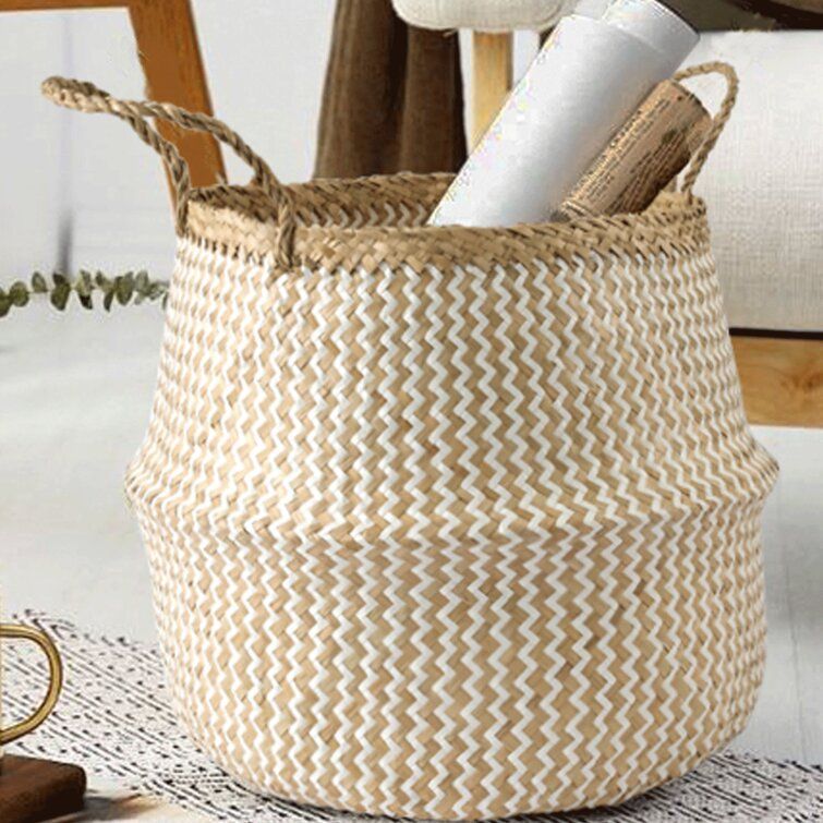 Large Belly Straw Seagrass Basket thumbnail 2