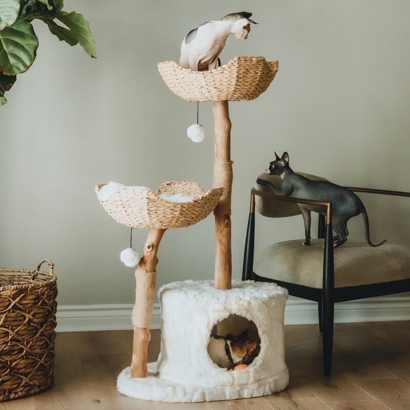 Seeman Double Branch Cento Cat Tree thumbnail 3