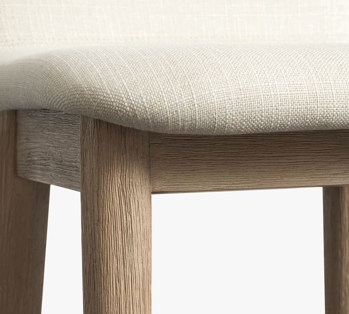 Zoe Barstool Gray WashBasketweave Slub Oatmeal thumbnail 7