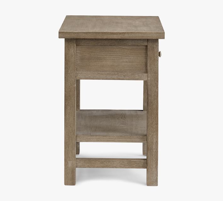 Farmhouse Drawer Nightstand - Gray Wash thumbnail 4