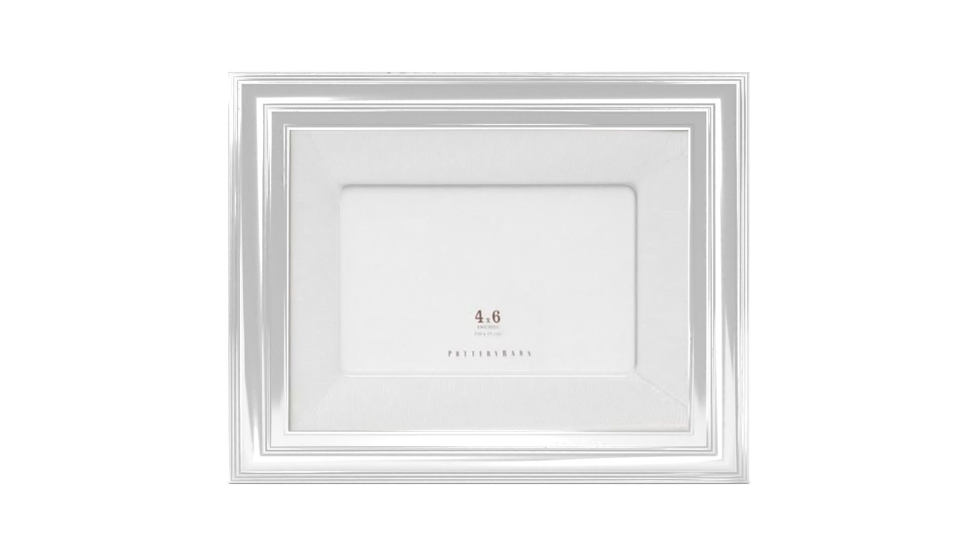 Personalized Silver Plated Grosgrain Ribbon Mat Frame  thumbnail 3