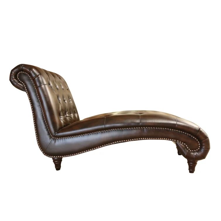 Clanton Tufted Bonded Chaise Lounge thumbnail 3