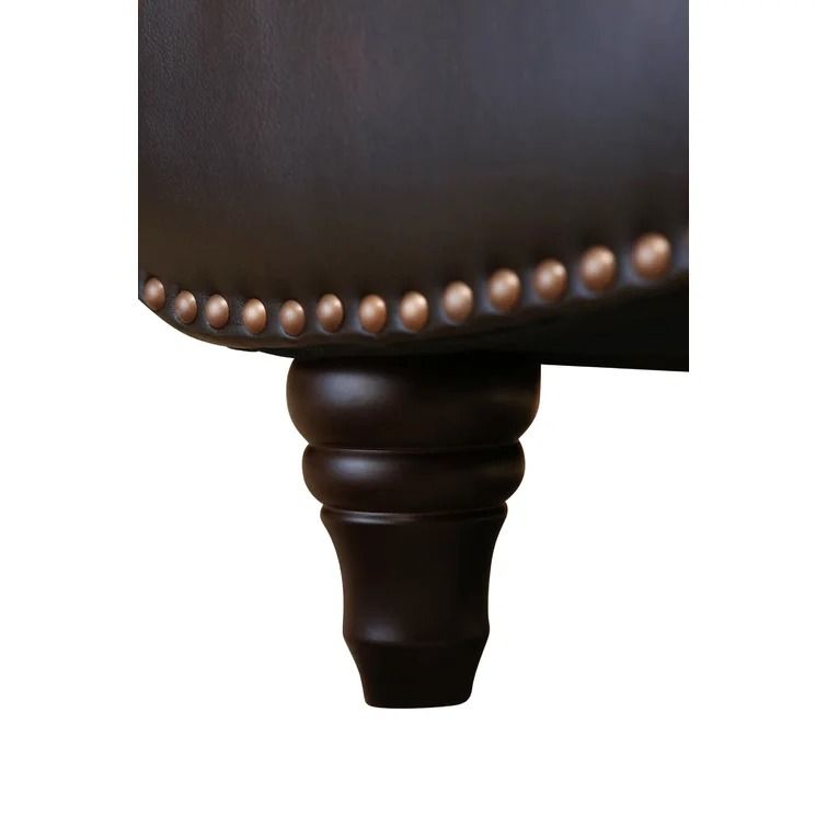Clanton Tufted Bonded Chaise Lounge thumbnail 5