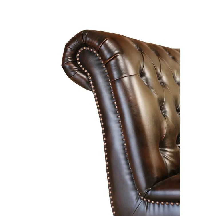 Clanton Tufted Bonded Chaise Lounge thumbnail 6