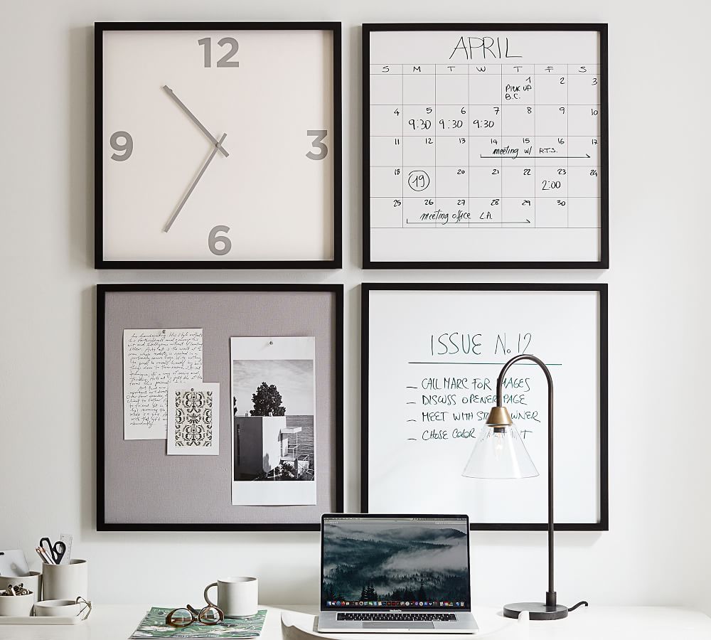 Wood Gallery Wall Clock Black thumbnail 3