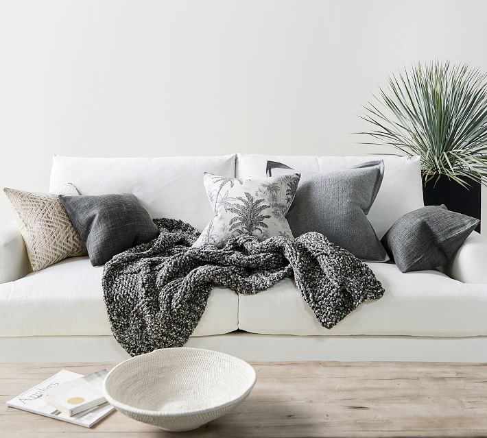 Ayden Textured Pillow Cover no insert thumbnail 3