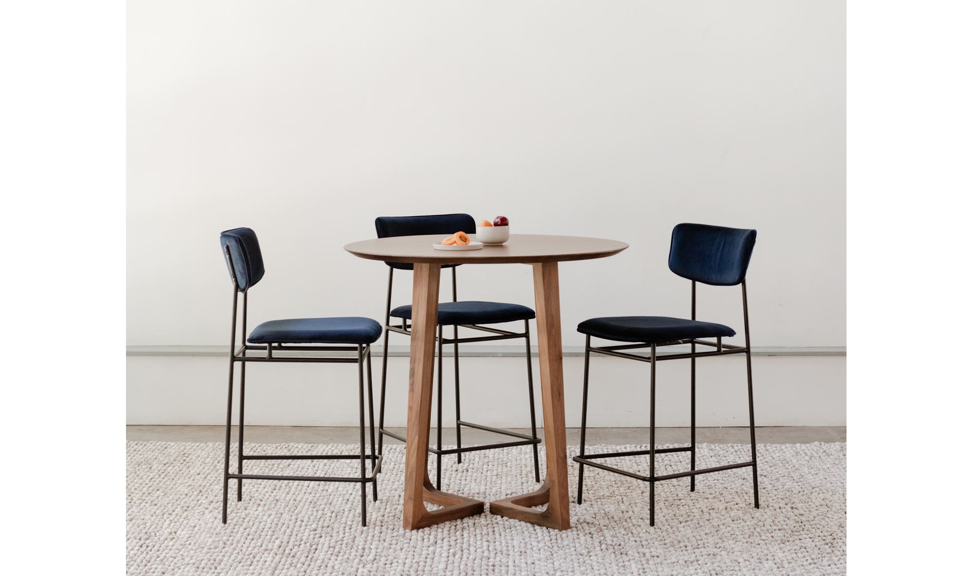 Mariner Counter Stool - Blue thumbnail 2