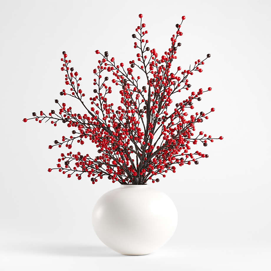 Jimena White Round Vase thumbnail 5