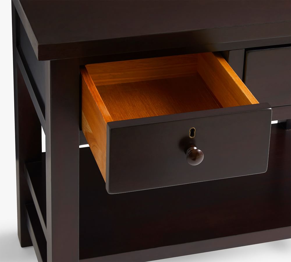 Farmhouse Drawer Nightstand - Espresso thumbnail 4