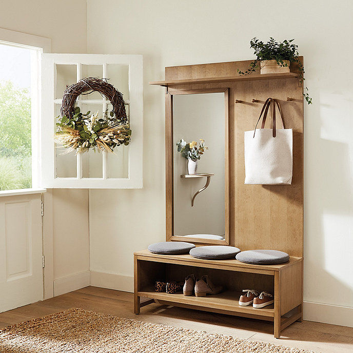 Soren Entry Bench with Mirror thumbnail 4
