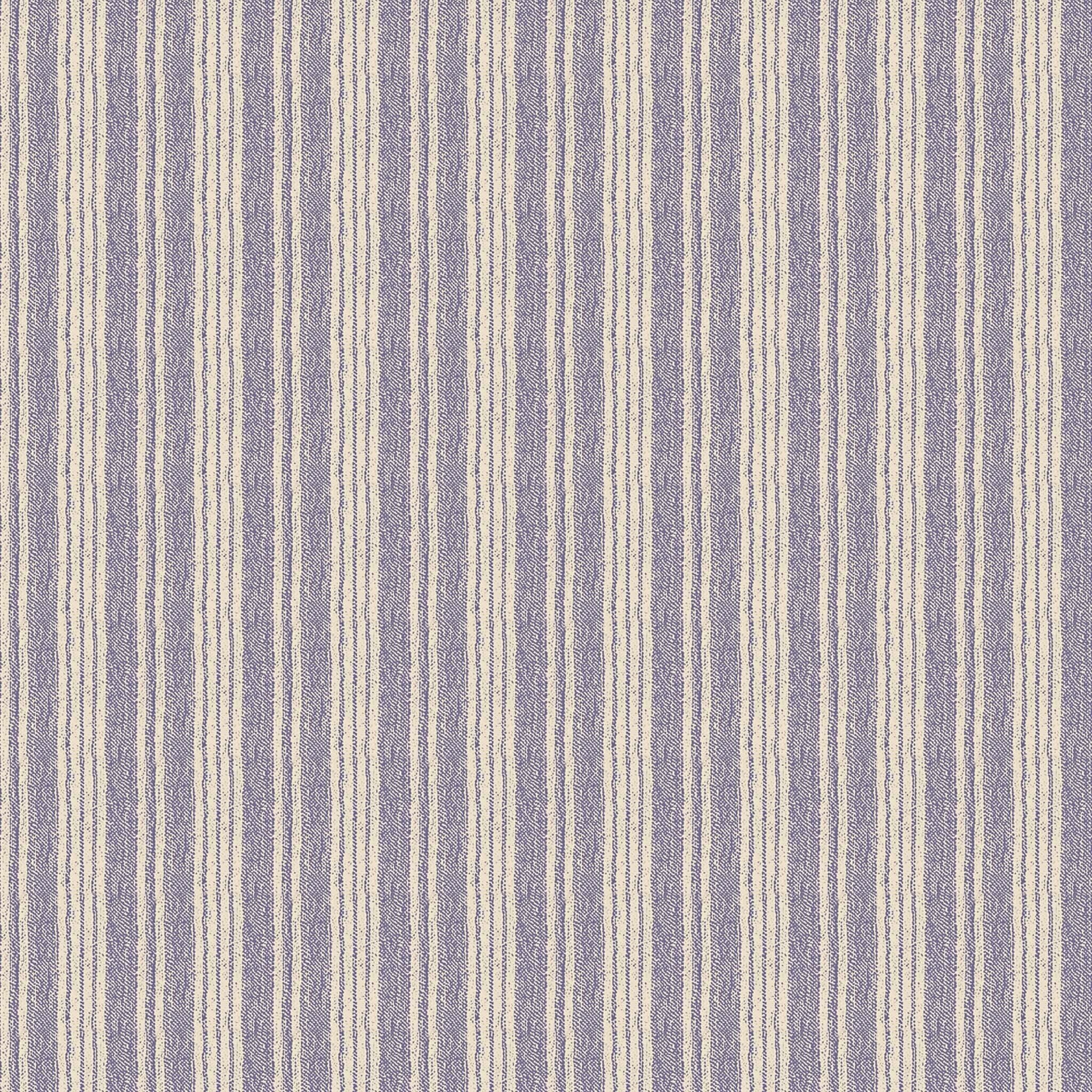Arla Eyelash Striped Blue Pillow Cover with Feather Down Insert thumbnail 4