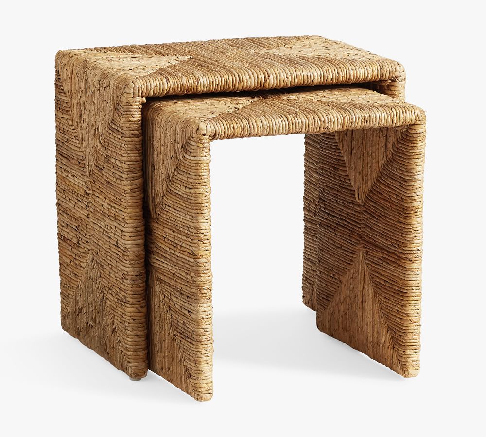 Woven Nesting End Tables thumbnail 3