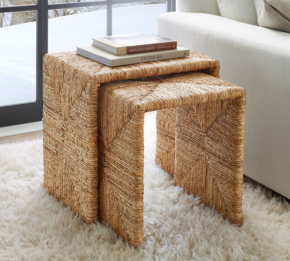 Woven Nesting End Tables thumbnail 8