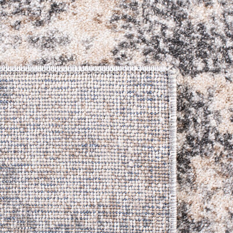 Maupin Abstract Light Gray Area Rug 10'x14' thumbnail 4