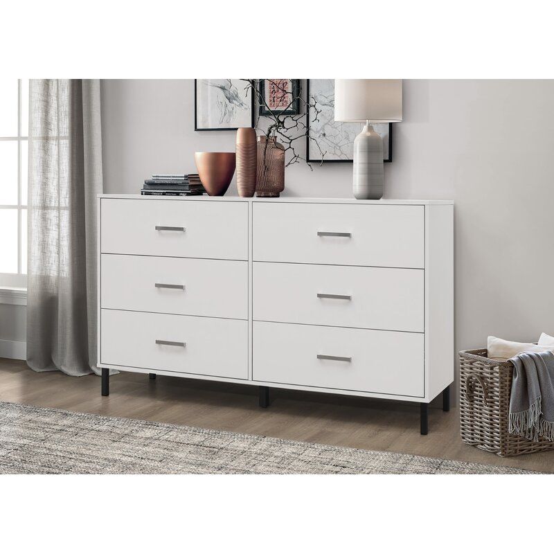 Alexei 6 Drawer Double Dresser thumbnail 5