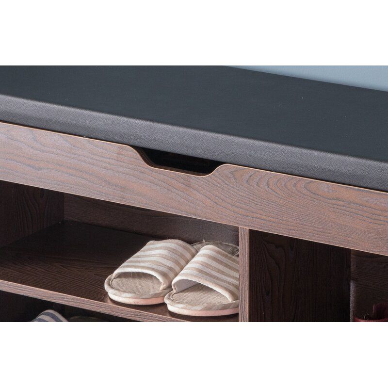 Brown Shoe Storage Bench thumbnail 4