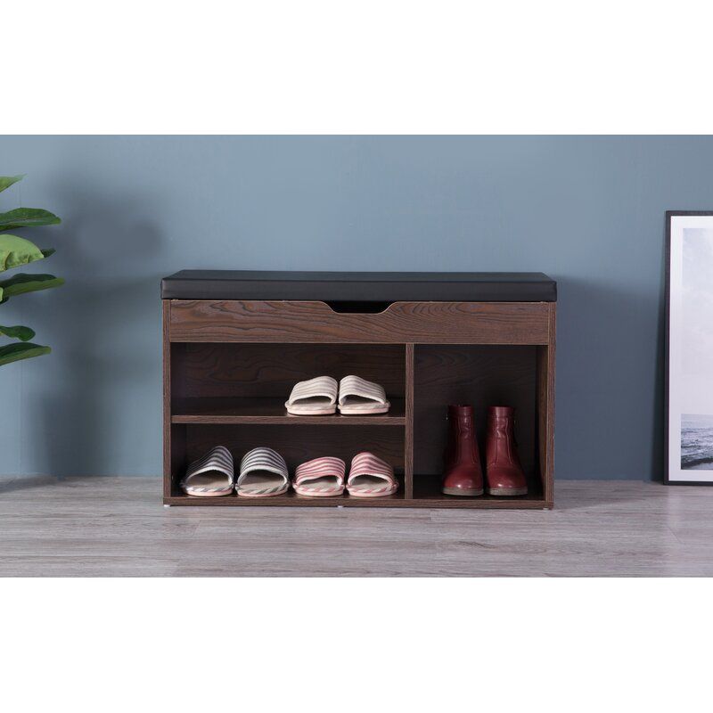 Brown Shoe Storage Bench thumbnail 6