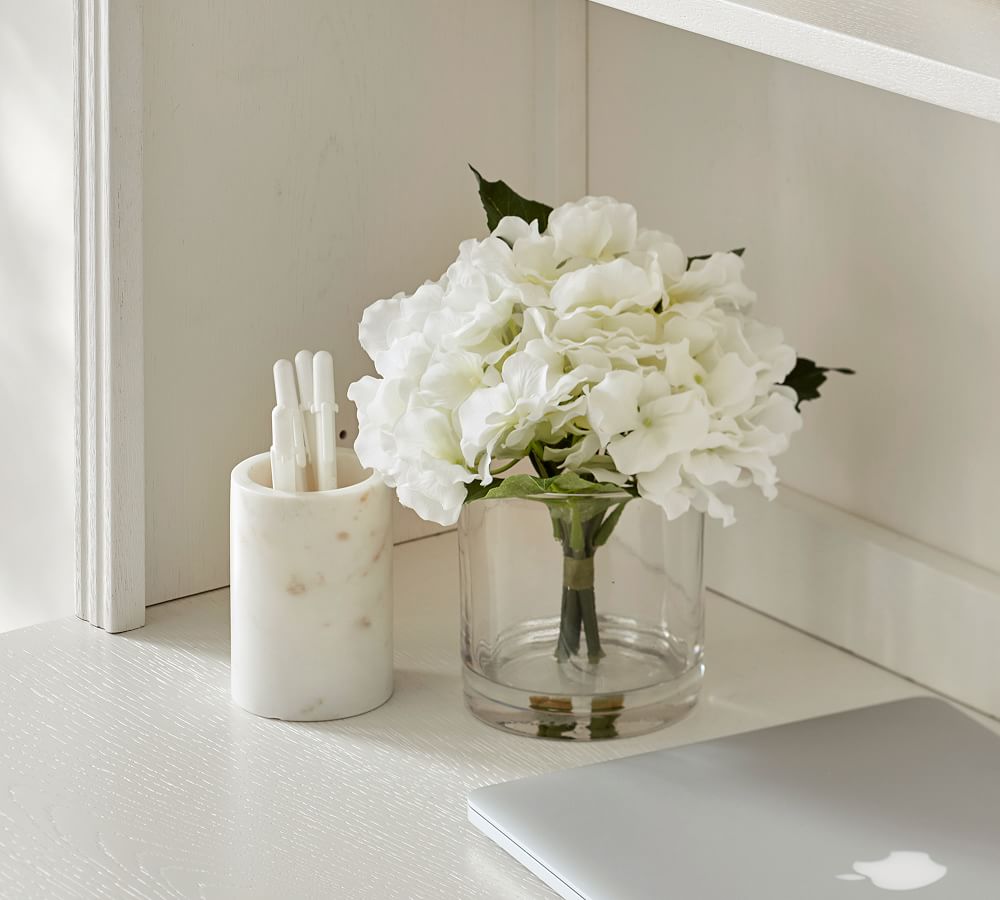 Faux White Hydrangea Composed Arrangement thumbnail 5
