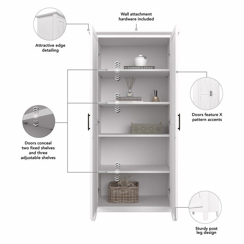 Hanes Shelf Storage Cabinet thumbnail 11