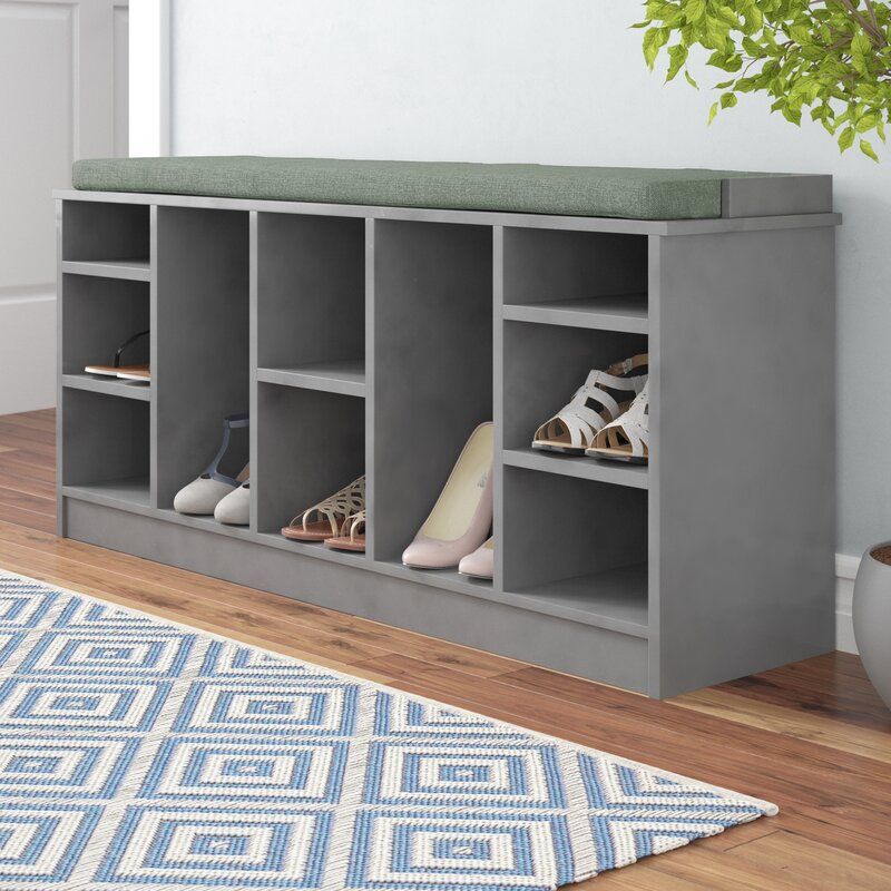 10 Pair Shoe Storage Bench thumbnail 2