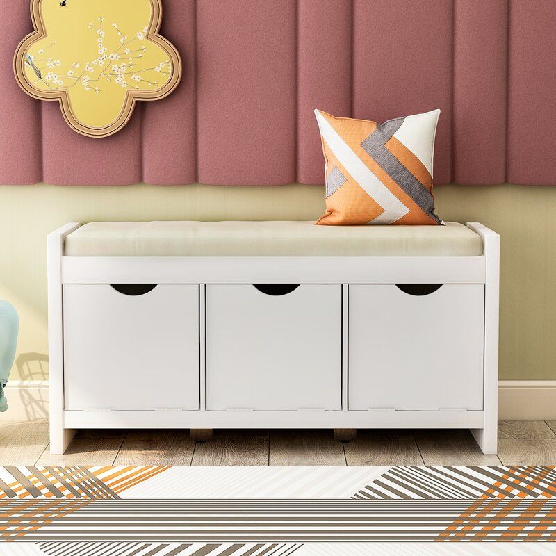 White Shoe Storage Cabinet thumbnail 5