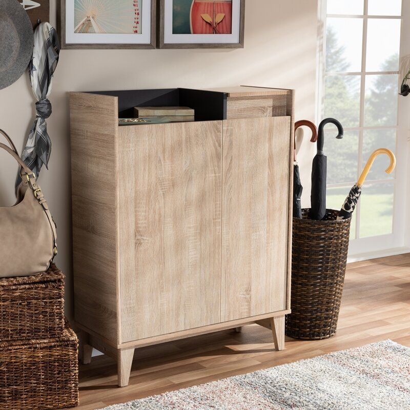 Mid Century Modern Shoe Cabinet thumbnail 4