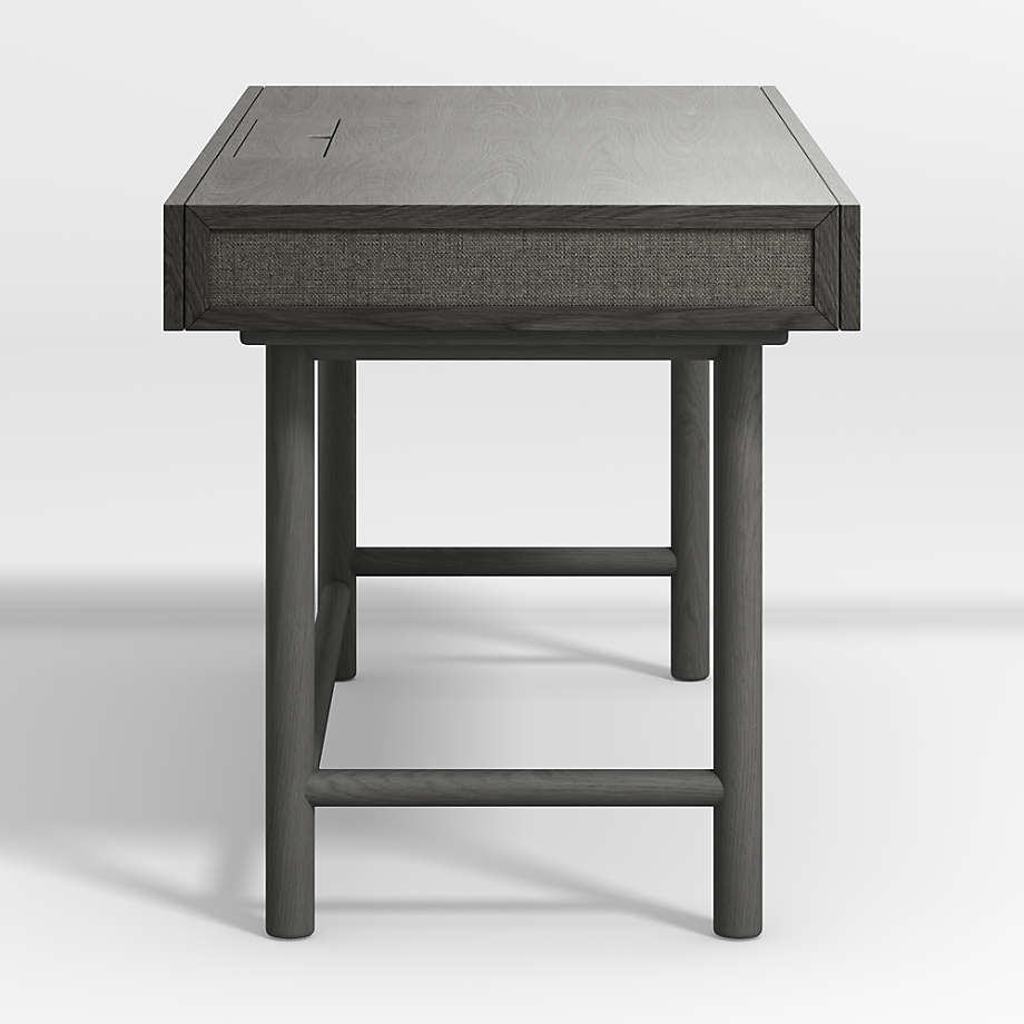 Granger Charcoal Oak Desk with Outlet thumbnail 4
